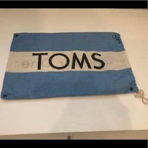 TOMS Shoe Dustbag Travel Storage EUC